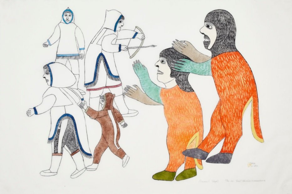 inuit animal paintings