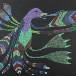 Original Kakulu Saggiaktok Drawing (Exotic Bird)